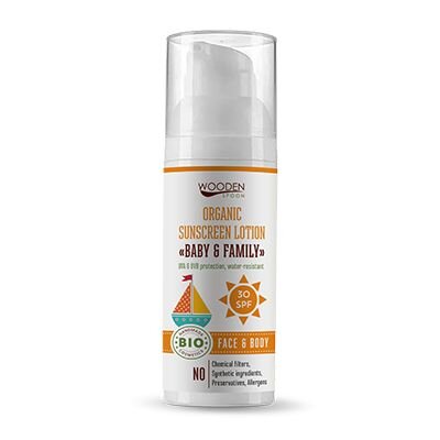 Wooden Spoon Lotiune protectie solara SPF 30 bio 50ml