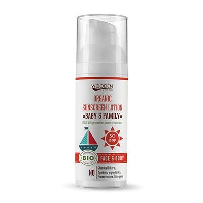 Wooden Spoon Lotiune protectie solara SPF 50 bio 50ml