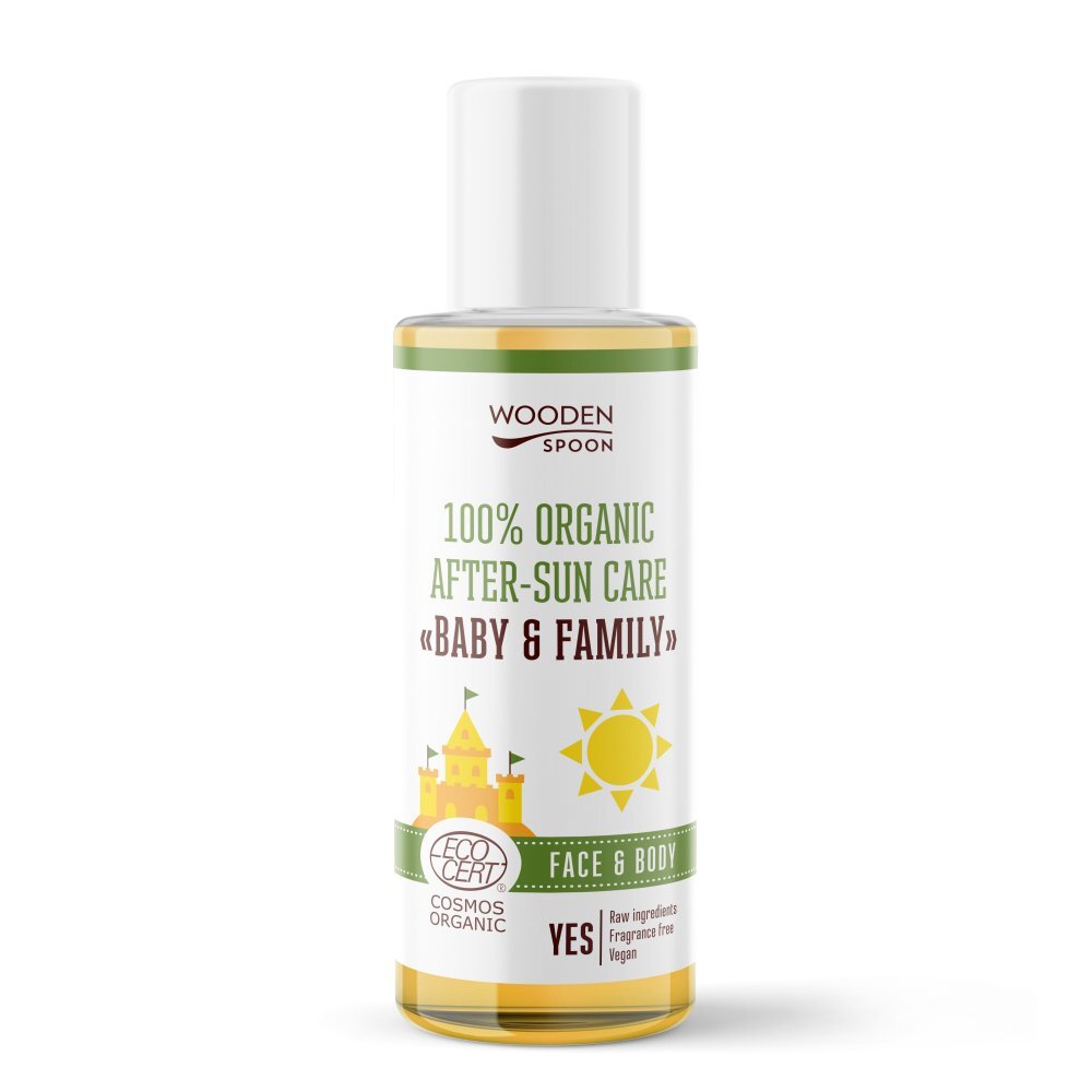 Wooden Spoon Ulei dupa plaja pentru bebelusi si adulti bio 100ml