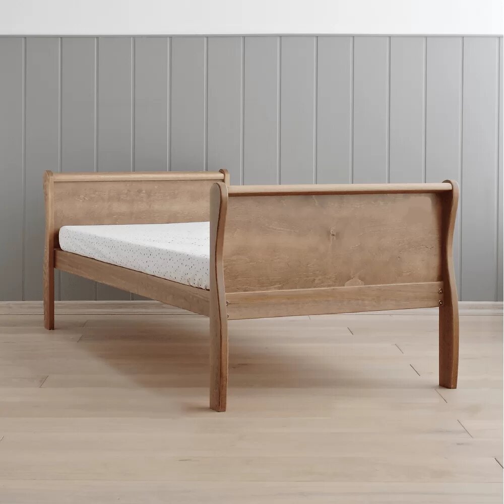 Woodies Safe Dreams Pat pentru copii Woodies din lemn noble vintage 200x90 cm