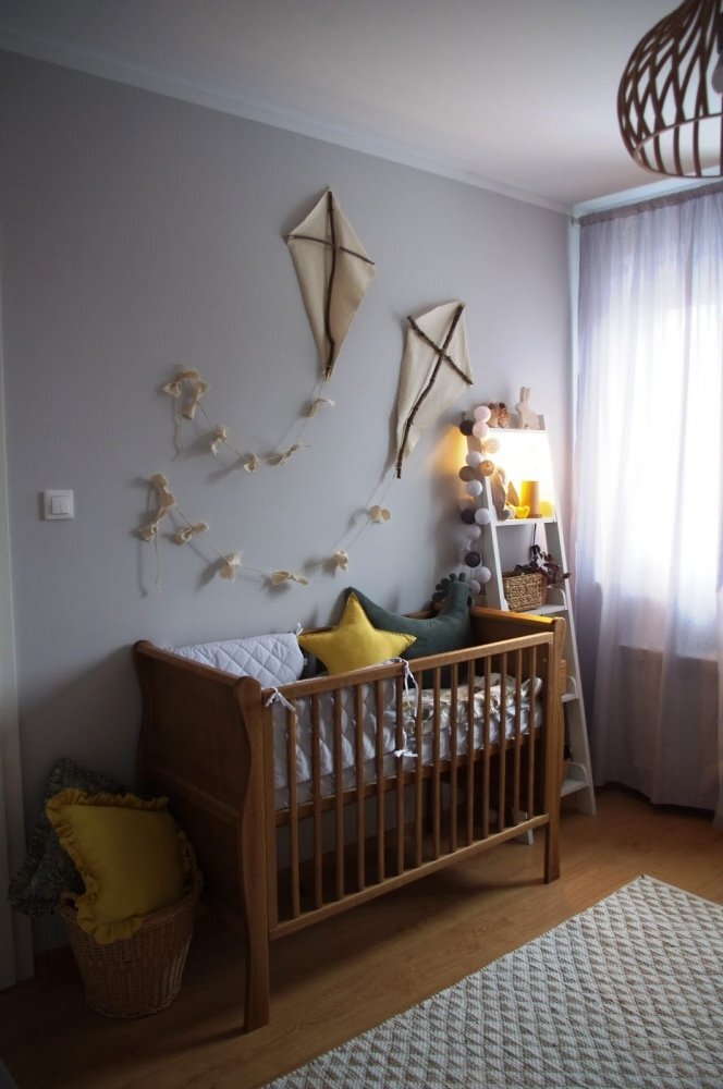 Woodies Safe Dreams Patut din lemn masiv transformabil pentru bebe si junior Noble Vintage 140 x 70 cm