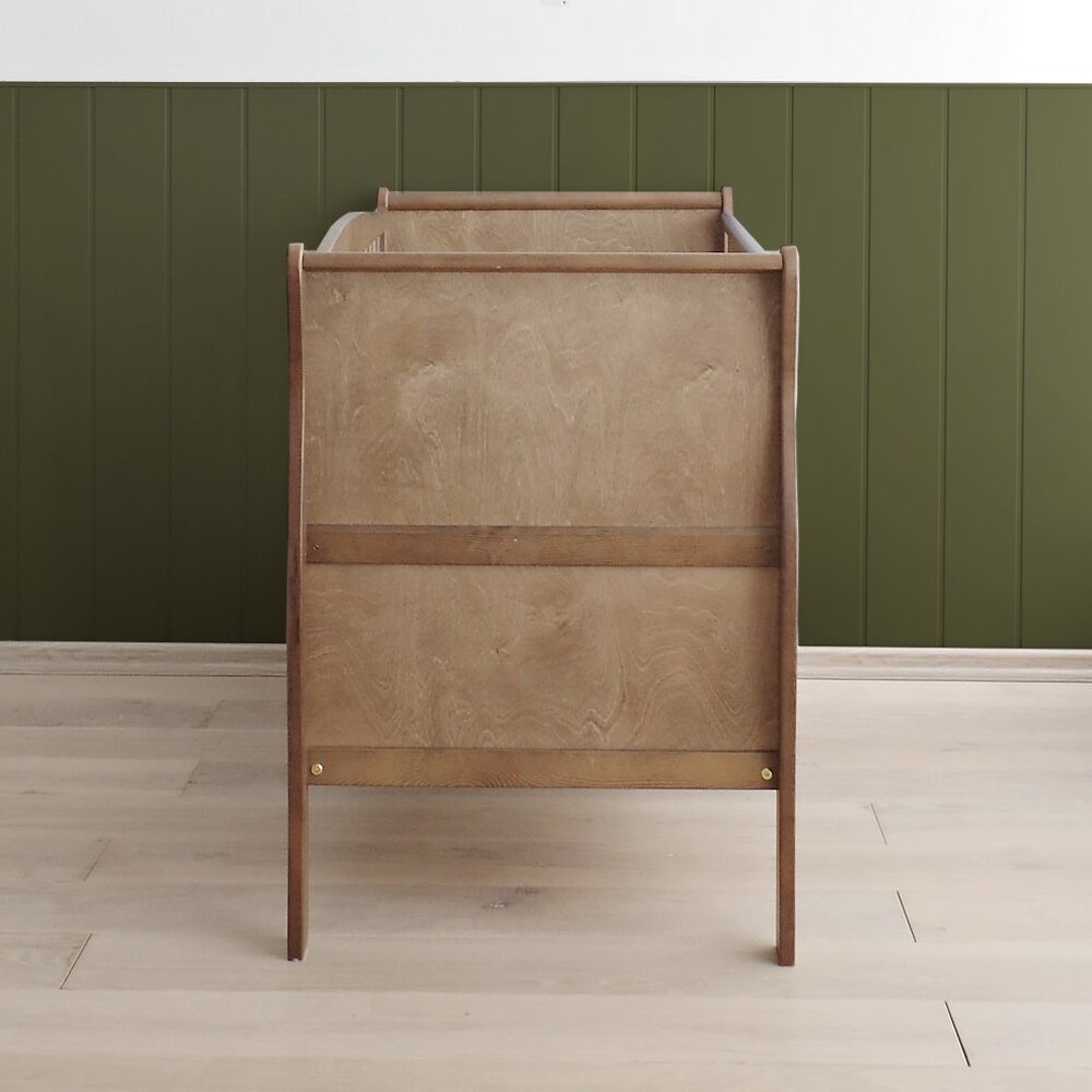 Woodies Safe Dreams Patut din lemn pentru bebe inaltime saltea reglabila Noble Vintage 120x60 cm