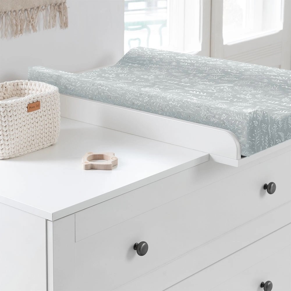 Woodies Safe Dreams Saltea din spuma pentru masa de infasat din lemn Boho by Woodies 72 x 47 x 9 cm