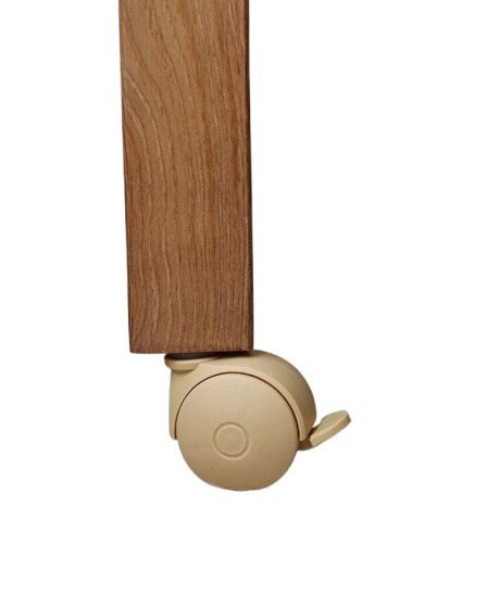 Woodies Safe Dreams Set roti pentru patut copii Woodies bej vintage 120x60 cm
