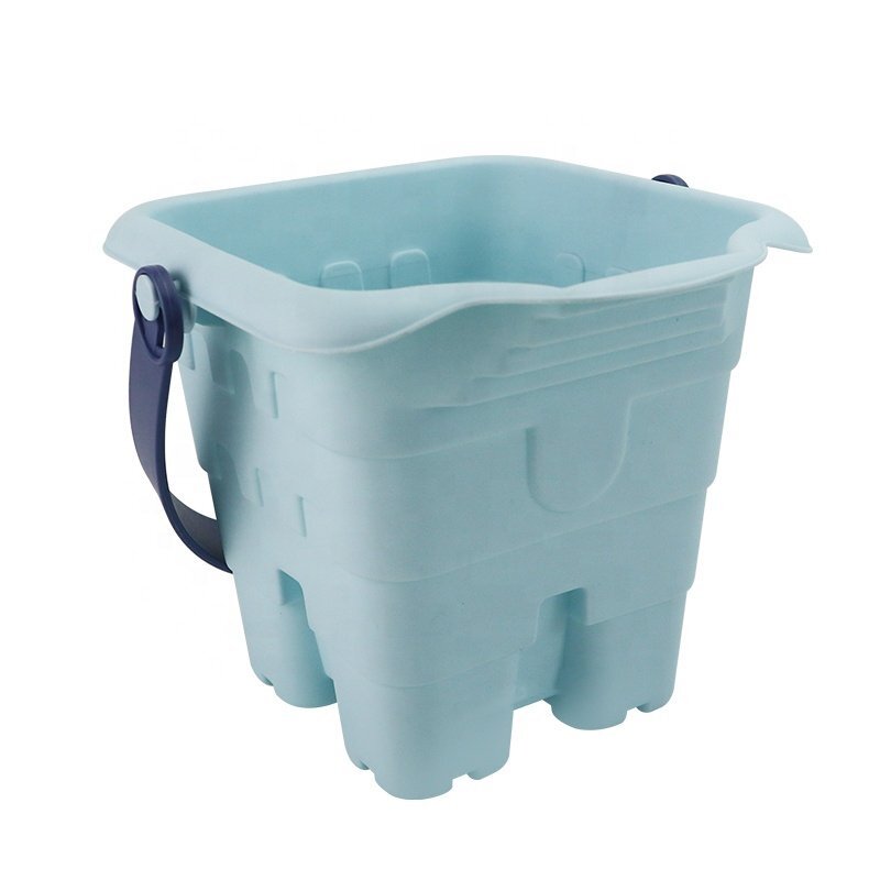 Woopie Set 7 jucarii de nisip cu galetusa Castelforme de nisip si accesorii Pastel