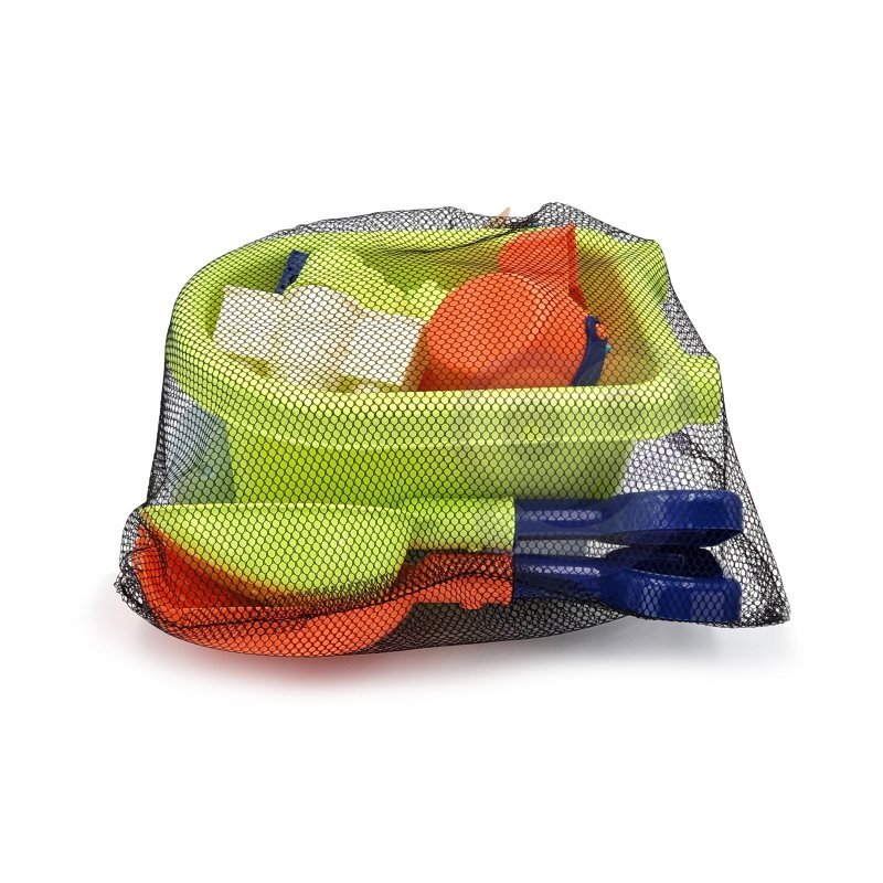 Woopie Set 8 piese de joaca copii pentru nisip cu roabastropitoarelopaticagrebla si 4 forme