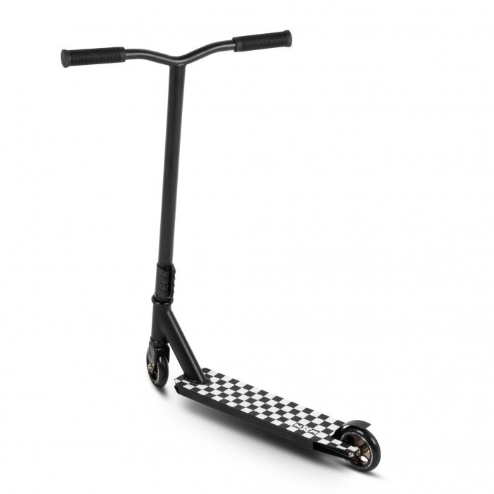 WXM Trotineta pentru cascadorii WRS-AT1 - Black White din aluminiu greutate suportata 100 kg varsta 6 ani+