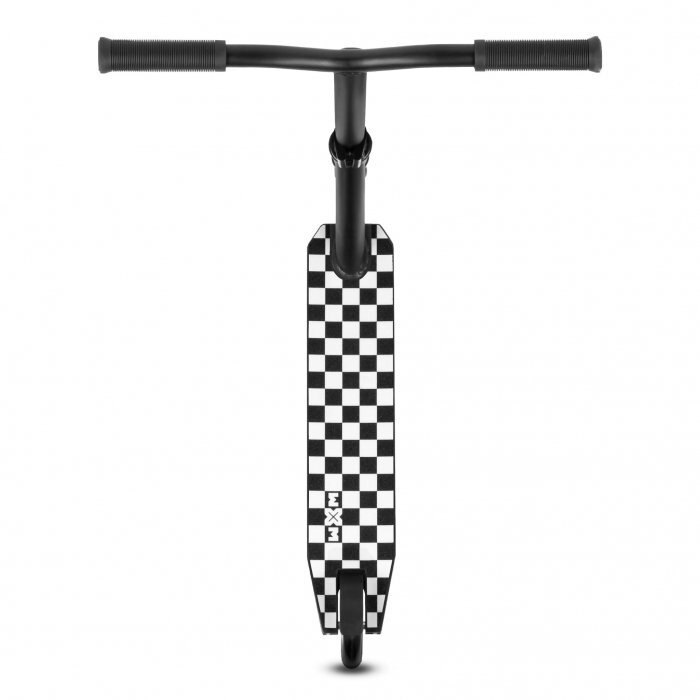 WXM Trotineta pentru cascadorii WRS-AT1 - Black White din aluminiu greutate suportata 100 kg varsta 6 ani+
