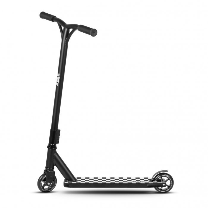 WXM Trotineta pentru cascadorii WRS-AV1 black white din aluminiu greutate suportata 100 kg varsta 6 ani+