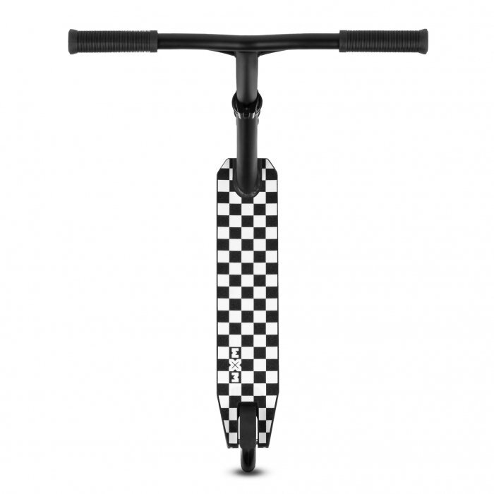 WXM Trotineta pentru cascadorii WRS-AV1 black white din aluminiu greutate suportata 100 kg varsta 6 ani+
