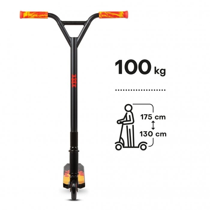 WXM Trotineta pentru cascadorii WRS-BY1 Flame din aluminiu greutate suportata 100 kg varsta 6 ani+