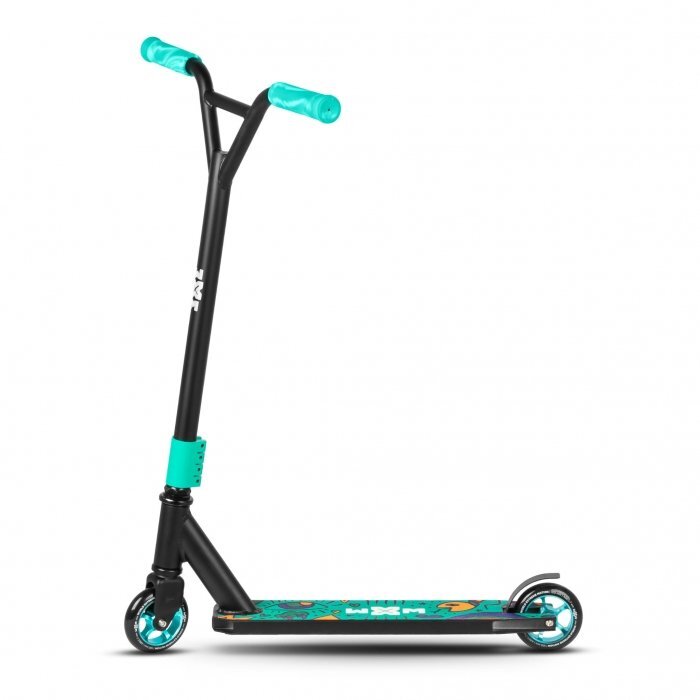 WXM Trotineta pentru cascadorii WRS-CY1 Turquoise din aluminiu greutate suportata 100 kg varsta 6 ani+