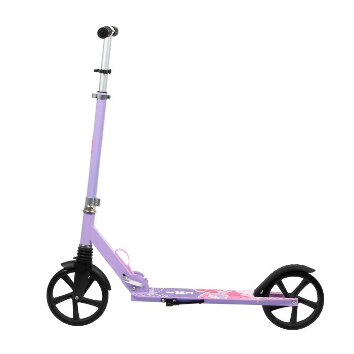 WXM Trotineta pliabila de oras 200 mm Driff Hibiscus ghidon reglabil din otel si aluminiu cric suspensii greutate suportata 100 kg varsta 4 ani+