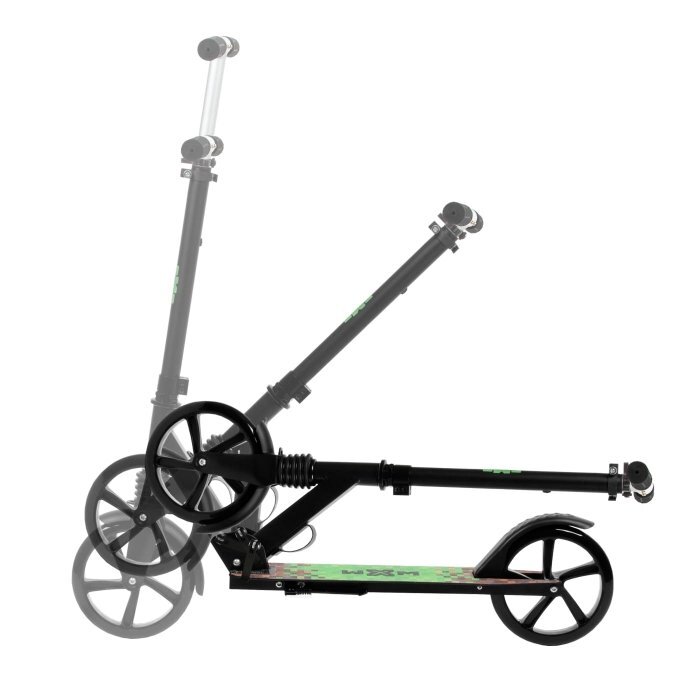 WXM Trotineta pliabila de oras 200 mm Driff Minecraft ghidon reglabil din otel si aluminiu cric suspensii greutate suportata 100 kg varsta 4 ani+
