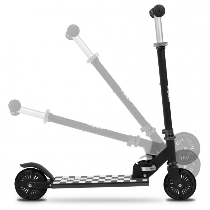 WXM Trotineta Skipo black-white pliabila din aluminiu ghidon reglabil roti Led greutate admisa 50 kg