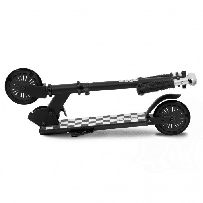 WXM Trotineta Skipo black-white pliabila din aluminiu ghidon reglabil roti Led greutate admisa 50 kg
