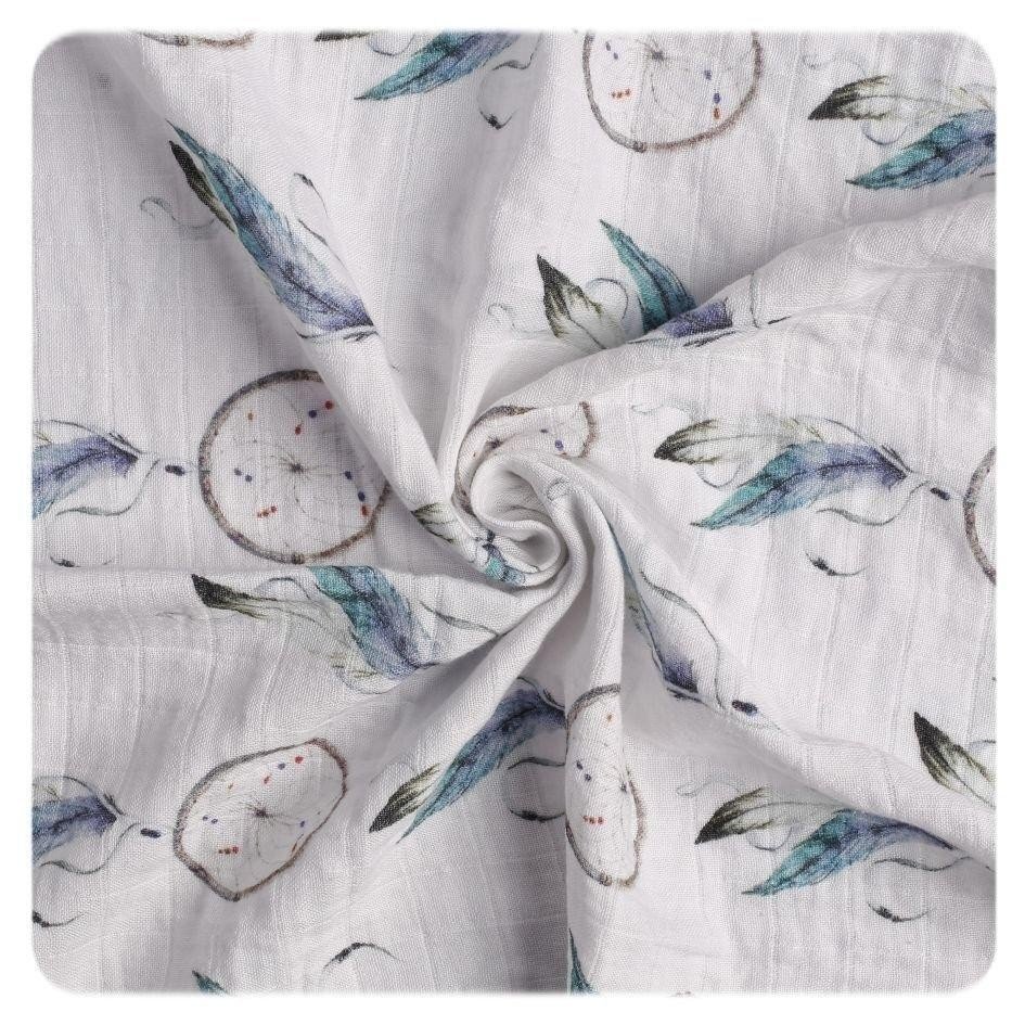 XKKO Prosop cu gluga bambusbumbac organic Dream Catcher 90x90cm