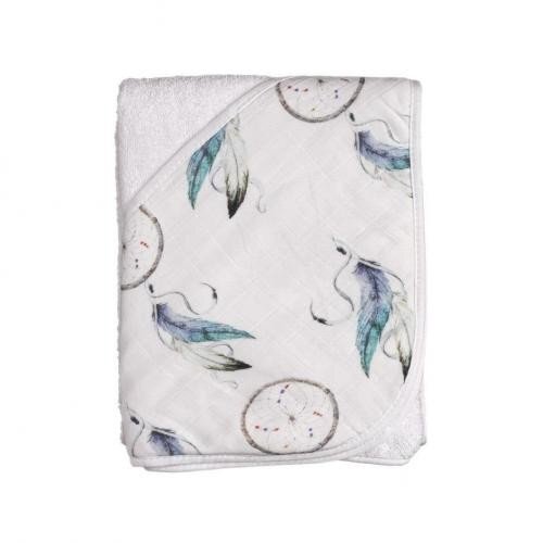 XKKO Prosop cu gluga bambusbumbac organic Dream Catcher 90x90cm