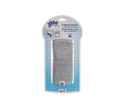 XKKO Protectie centura bumbac organic Silver 2 buc