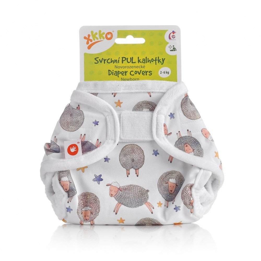 XKKO Protectie impermeabila scutece textile 2-6 kg Dreamy Sheep
