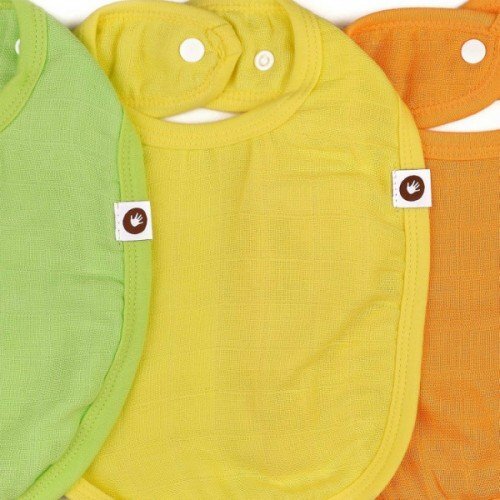 XKKO Set 3 bavete din bambus Colours Mix