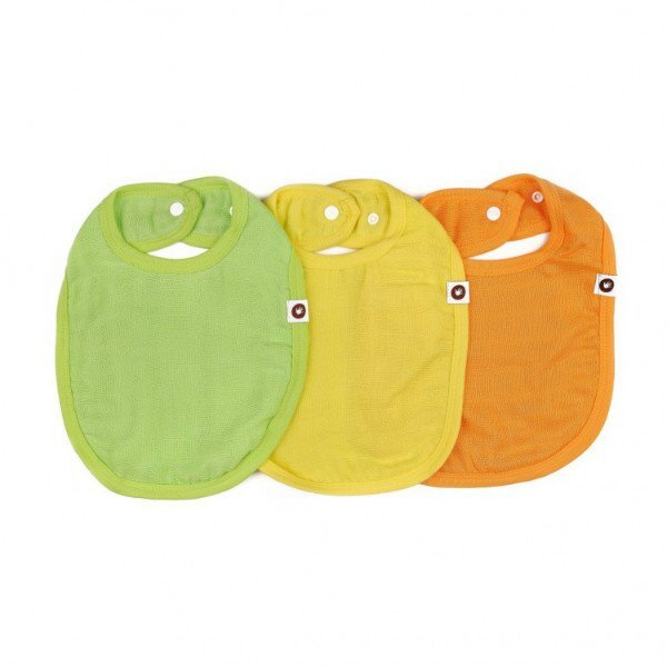 XKKO Set 3 bavete din bambus Colours Mix