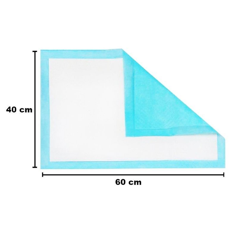 ZARYS Set aleze paturici absorbante de unica folosinta protectii pentru pat 60x40 cm 25 bucati