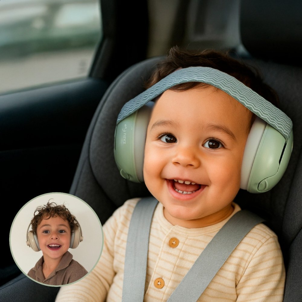 Zazu Kids Casti antifonice pentru copii Earmuffs Bej