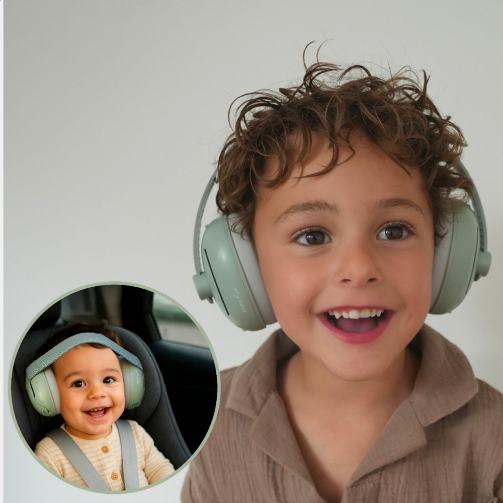 Zazu Kids Casti antifonice pentru copii Earmuffs Sage