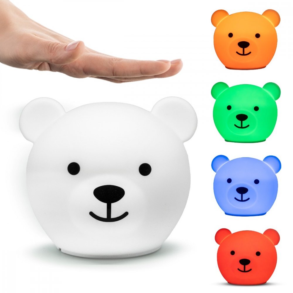 Zazu Kids Lampa de veghe Bor the Bear Multicolor