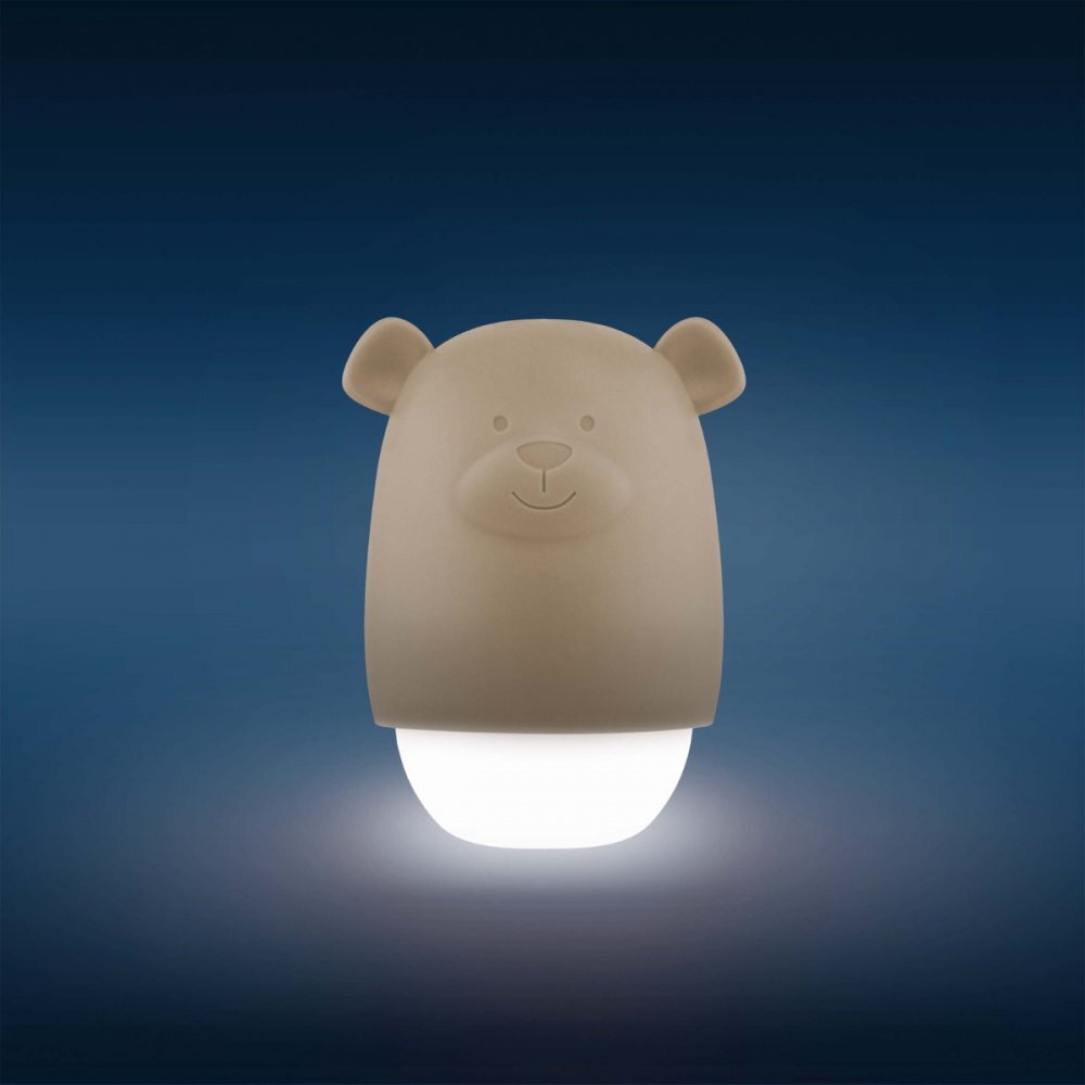 Zazu Kids Lampa de veghe cu senzor de lumina Benny the Bear Bej