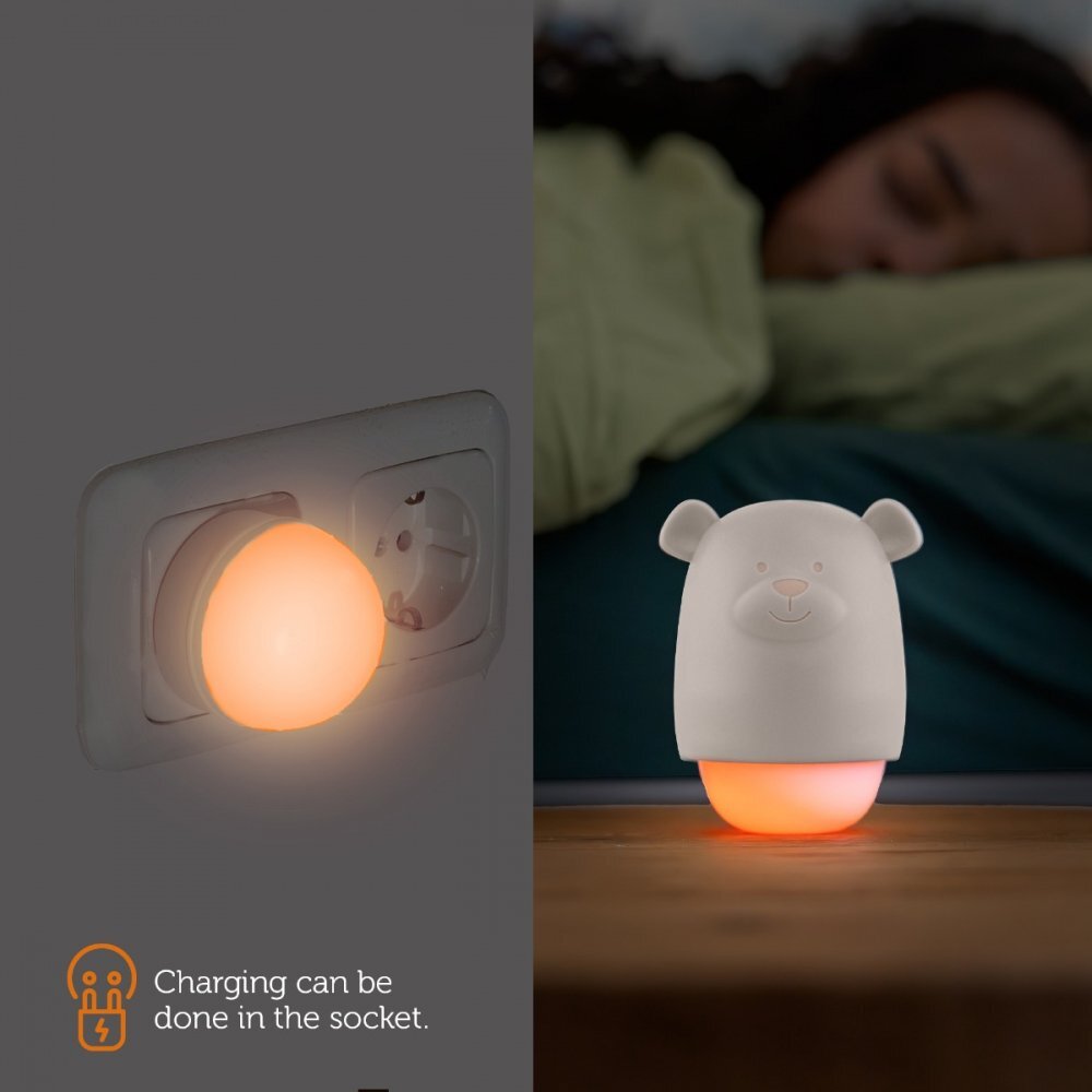 Zazu Kids Lampa de veghe cu senzor de lumina Benny the Bear Maro