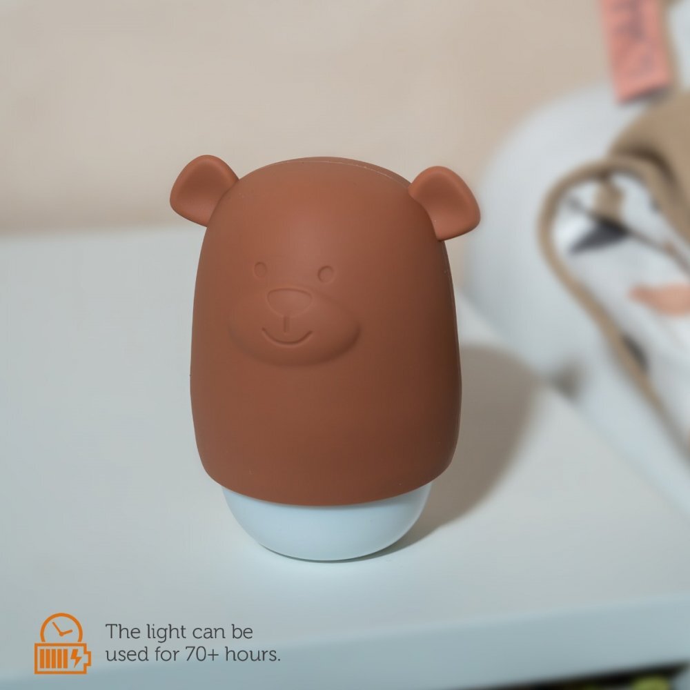 Zazu Kids Lampa de veghe cu senzor de lumina Benny the Bear Maro
