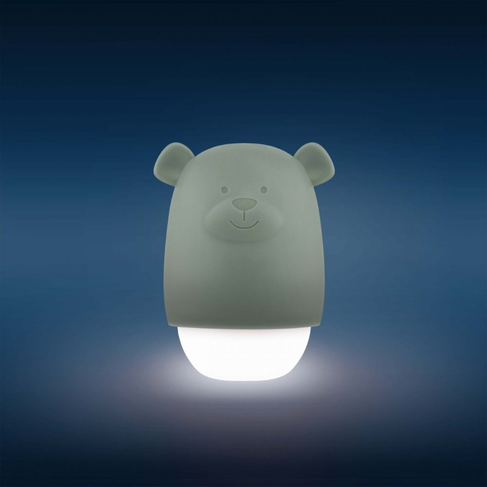 Zazu Kids Lampa de veghe cu senzor de lumina Benny the Bear Verde
