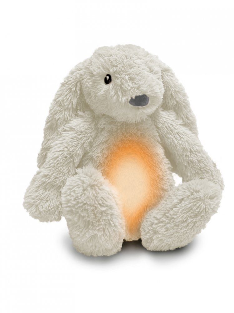 Zazu Kids Lampa de veghe Iepuras Alb cu dispozitiv multifunctional de lumina si sunet