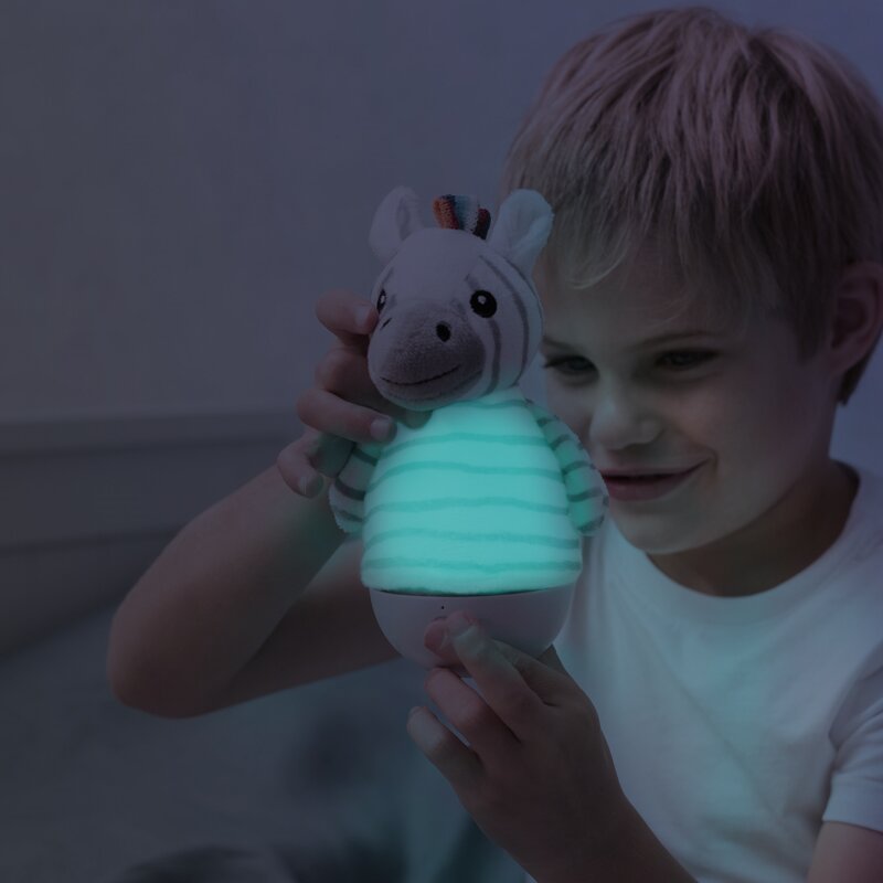 Zazu Kids Lampa de veghe multicolora Hopa Mitica Zebra Zack