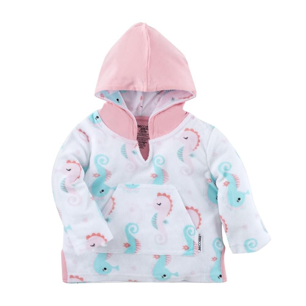 ZOOCCHINI Poncho Baie UPF50 + 0-12 luni Seahorse