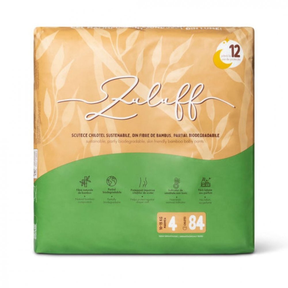 Zuluff Scutece chilotel Mega Pack marimea 4 10-15 kg 84 bucati