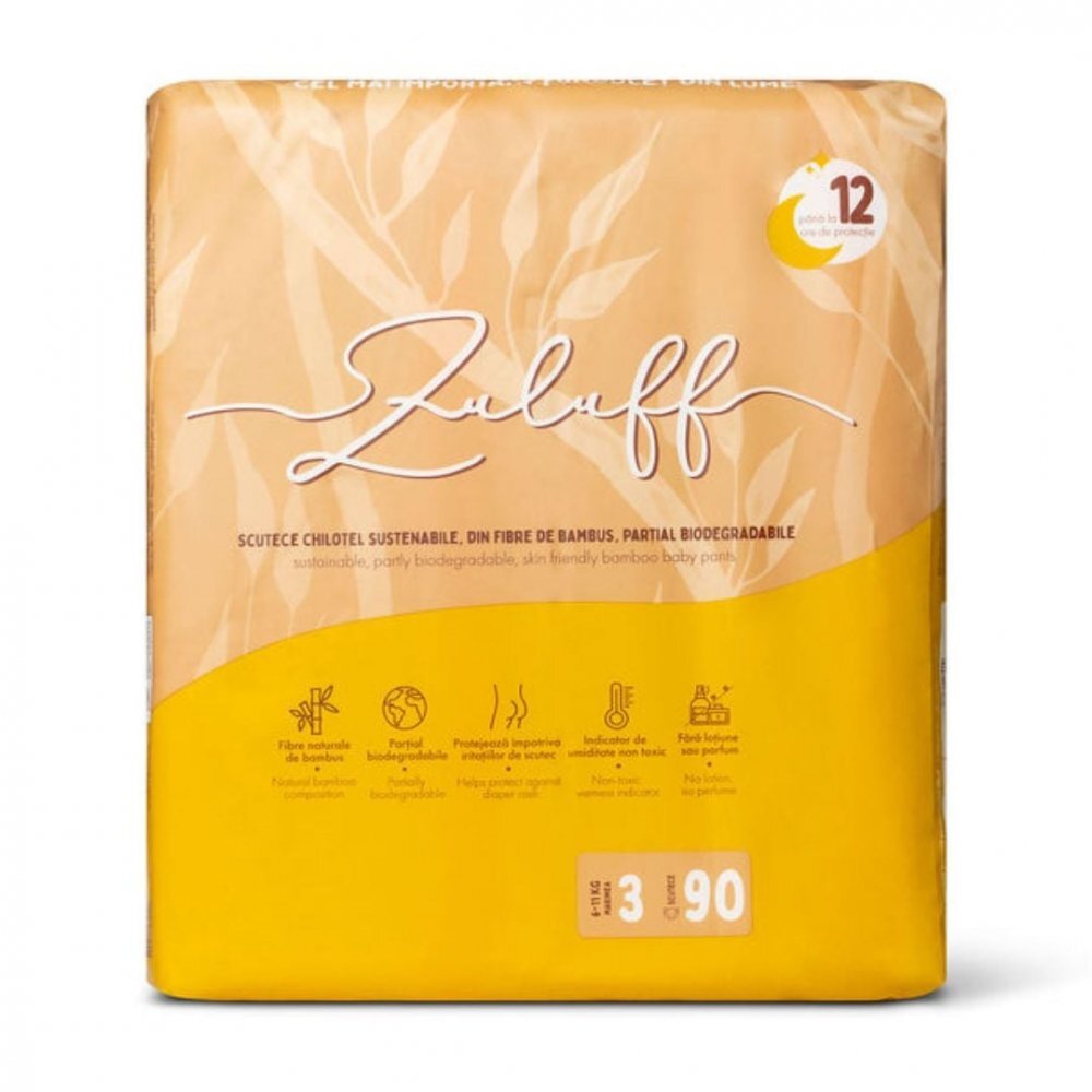Zuluff Scutece Mega Pack marimea 3 90 bucati
