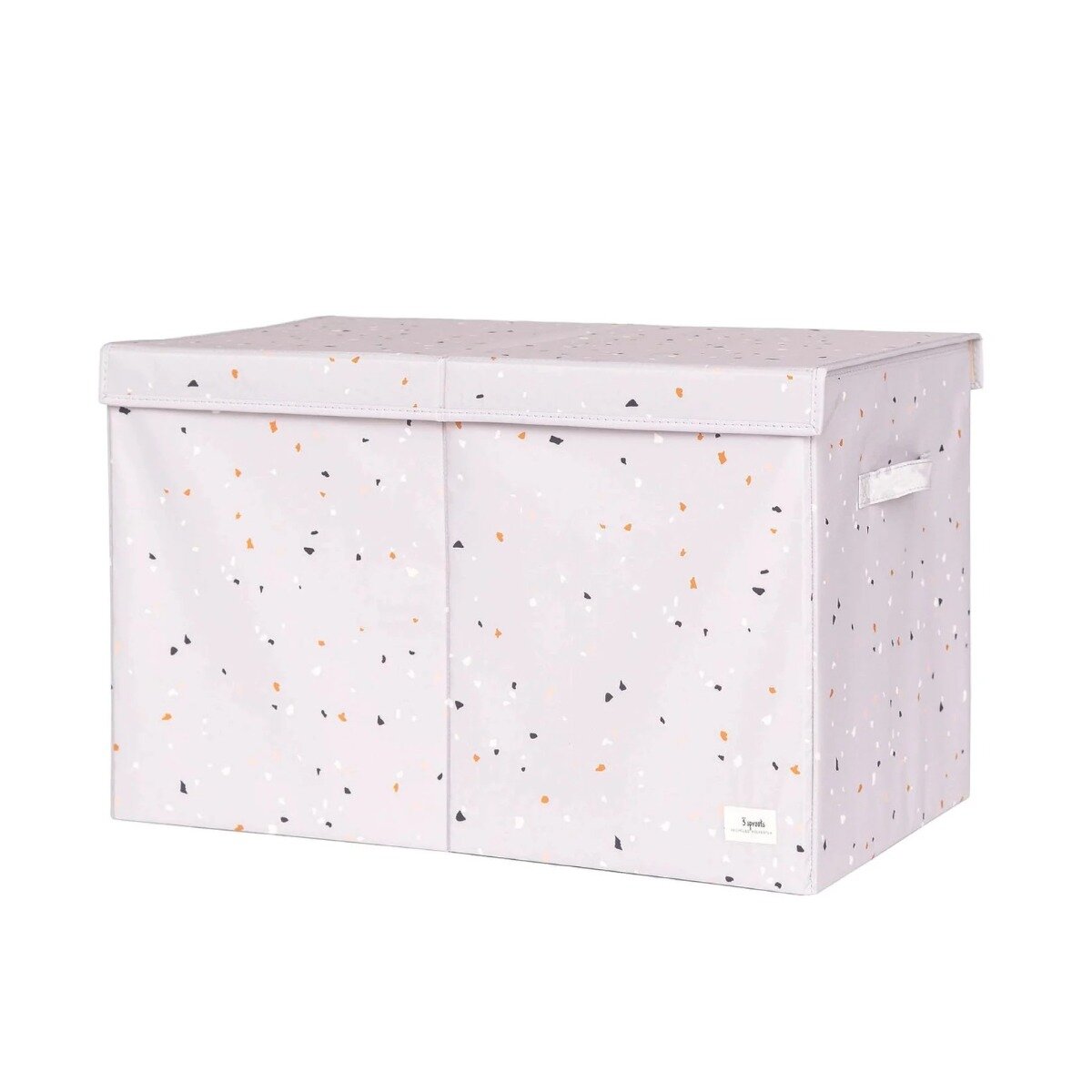 3 Sprouts Cufar pliabil pentru camera copiilor material reciclat Terrazzo Gri