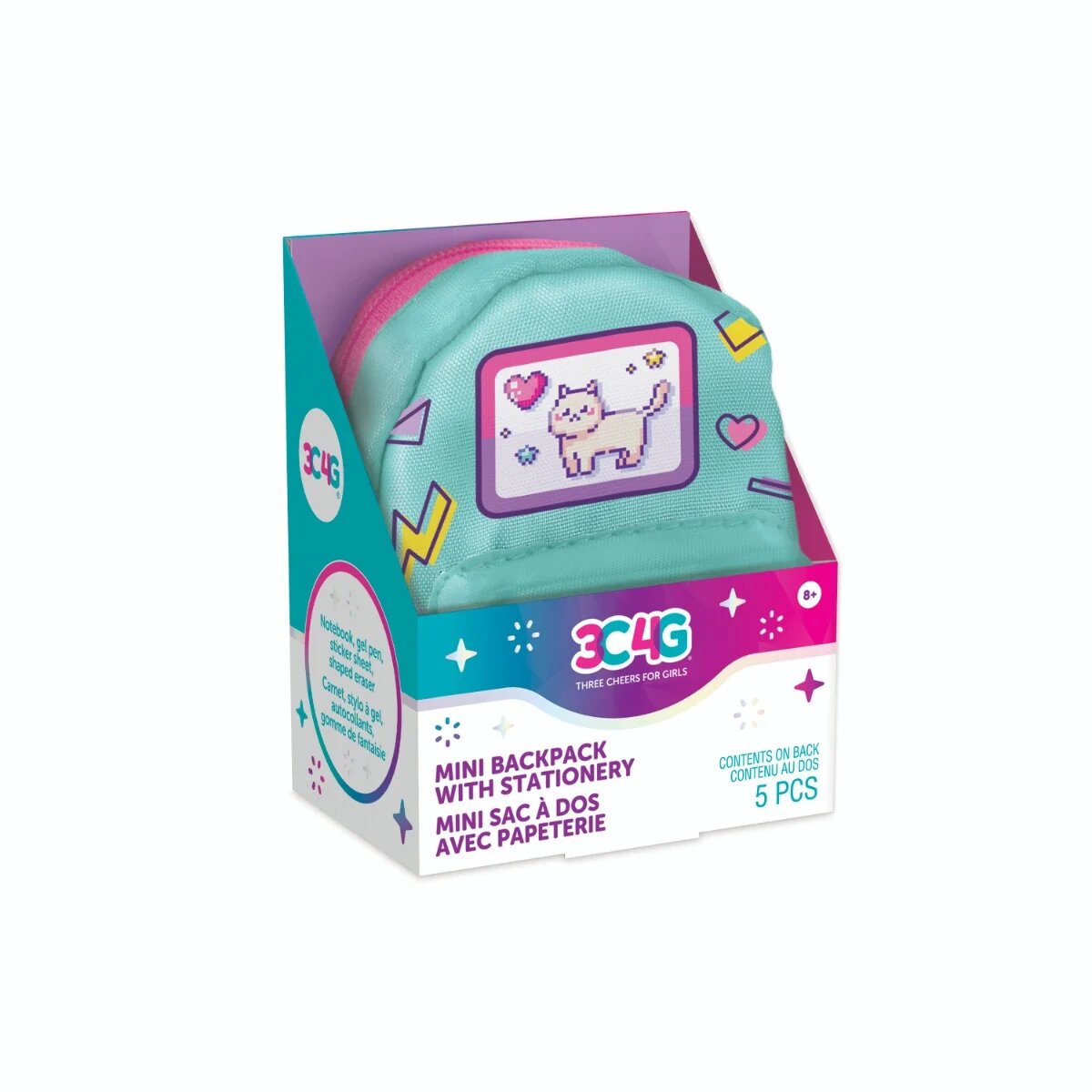 3C4G Mini ghiozdan cu accesorii 5 piese