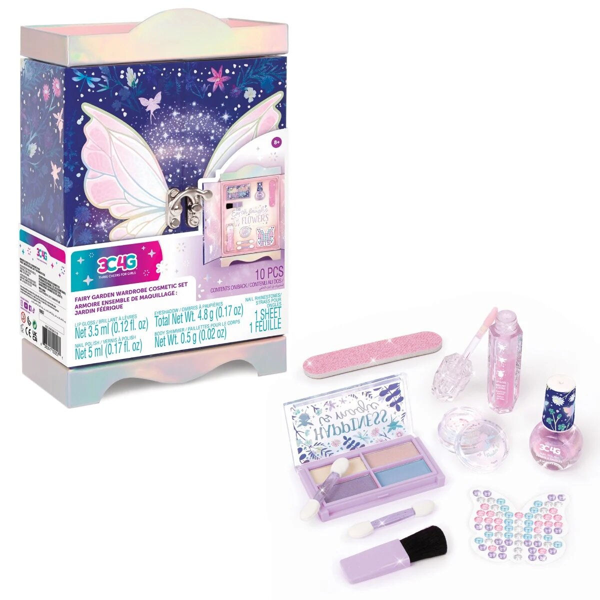 3C4G Set de cosmetice Fairy Garden 10 piese