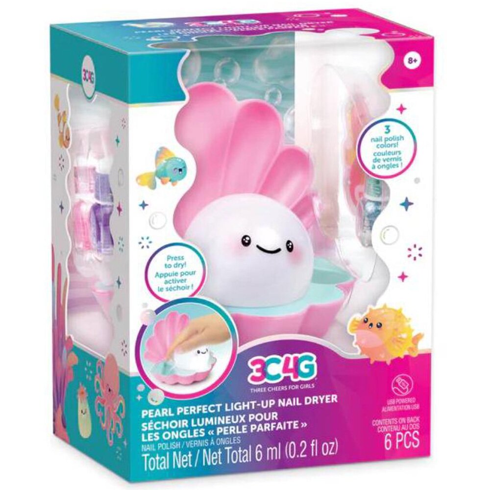 3C4G Set manichiura cu lampa Pearl Perfect Light-Up Dryer