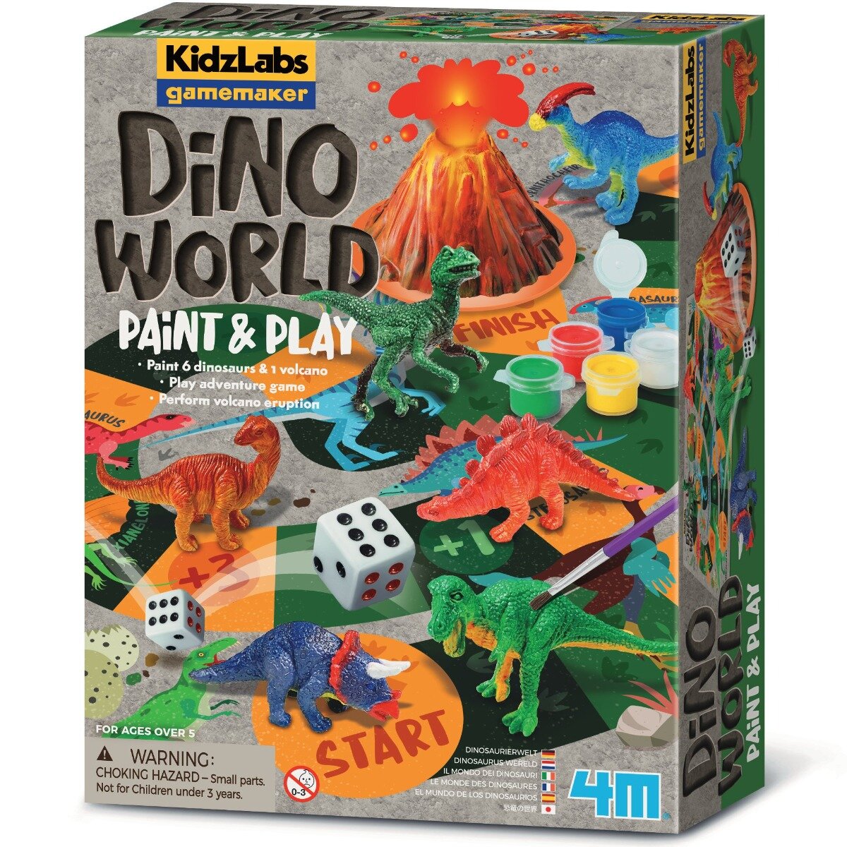 4M Creeaza propriul joc Lumea dinozaurilor KidzLabs