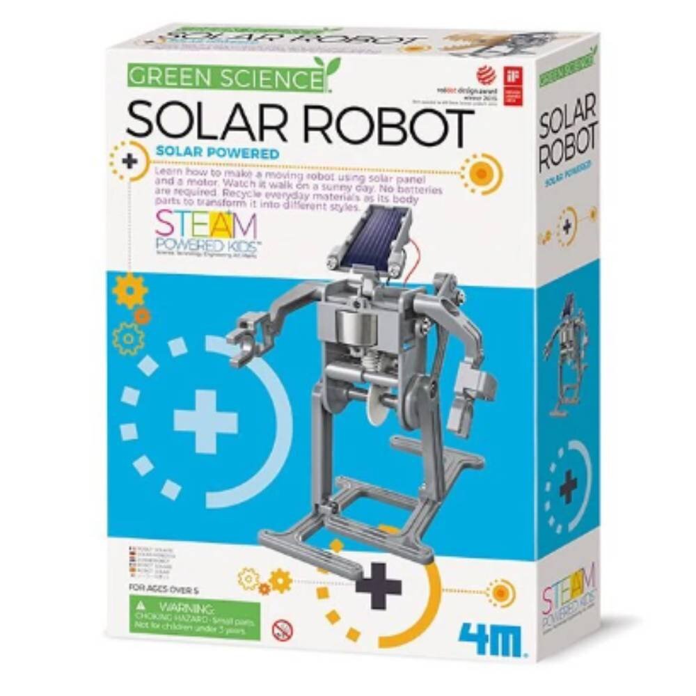 4M Kit constructie robot solar Stiinta verde