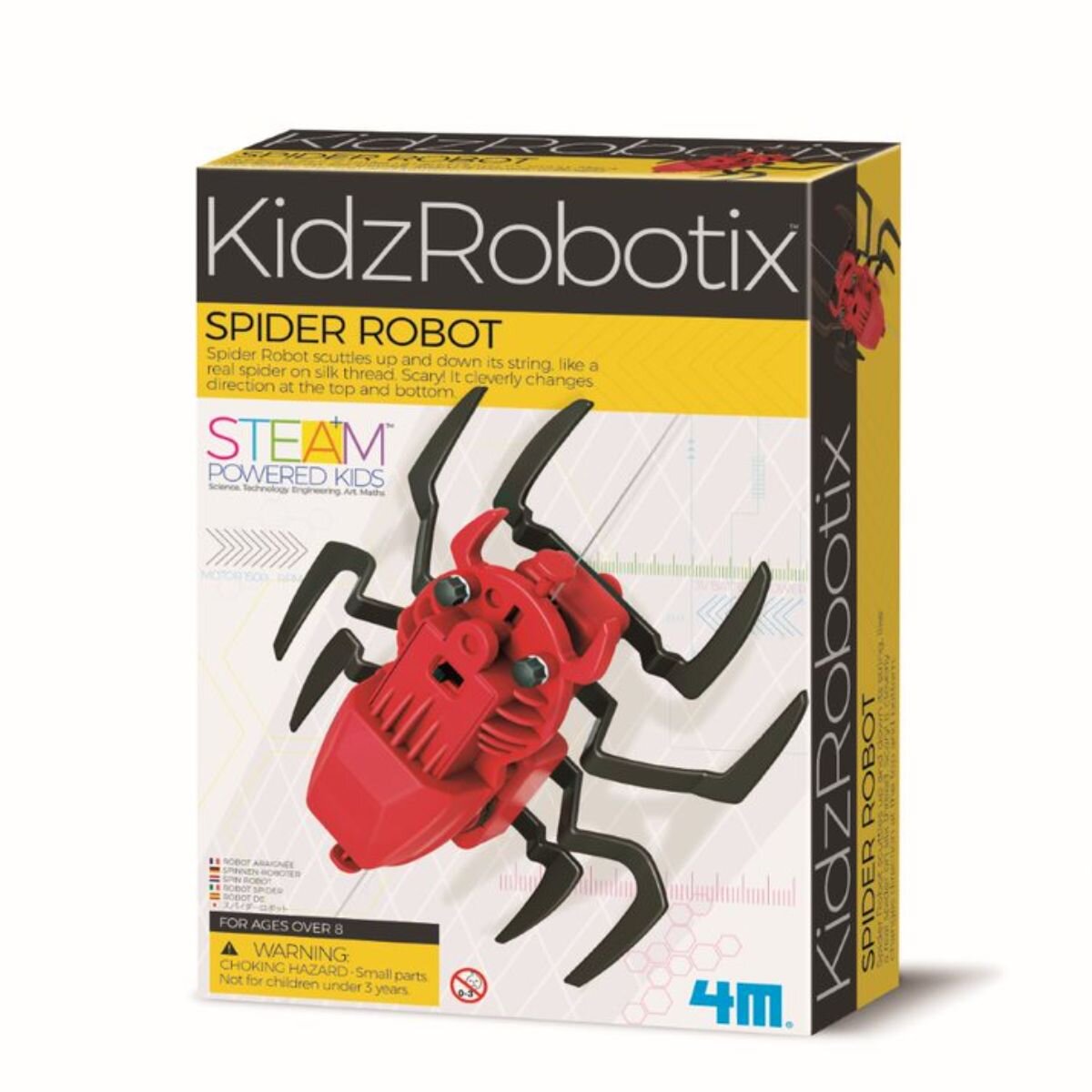 4M Kit constructie robot Spider Robot Kidz Robotix