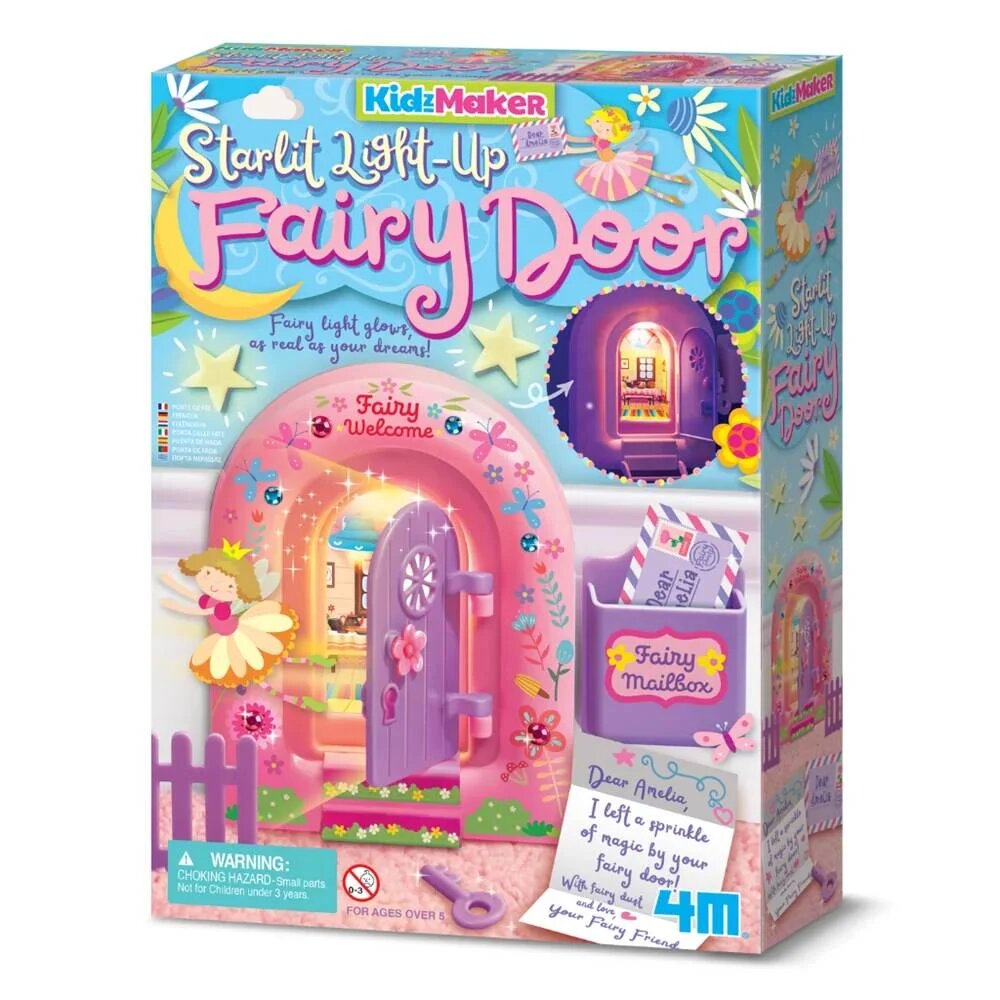 4M Kit creativ Kidzmaker Poarta zanelor luminoasa cu stele