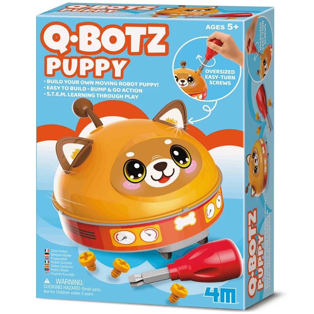 4M Kit de asamblare Robot Q.Botz Catelus Kidzrobotix