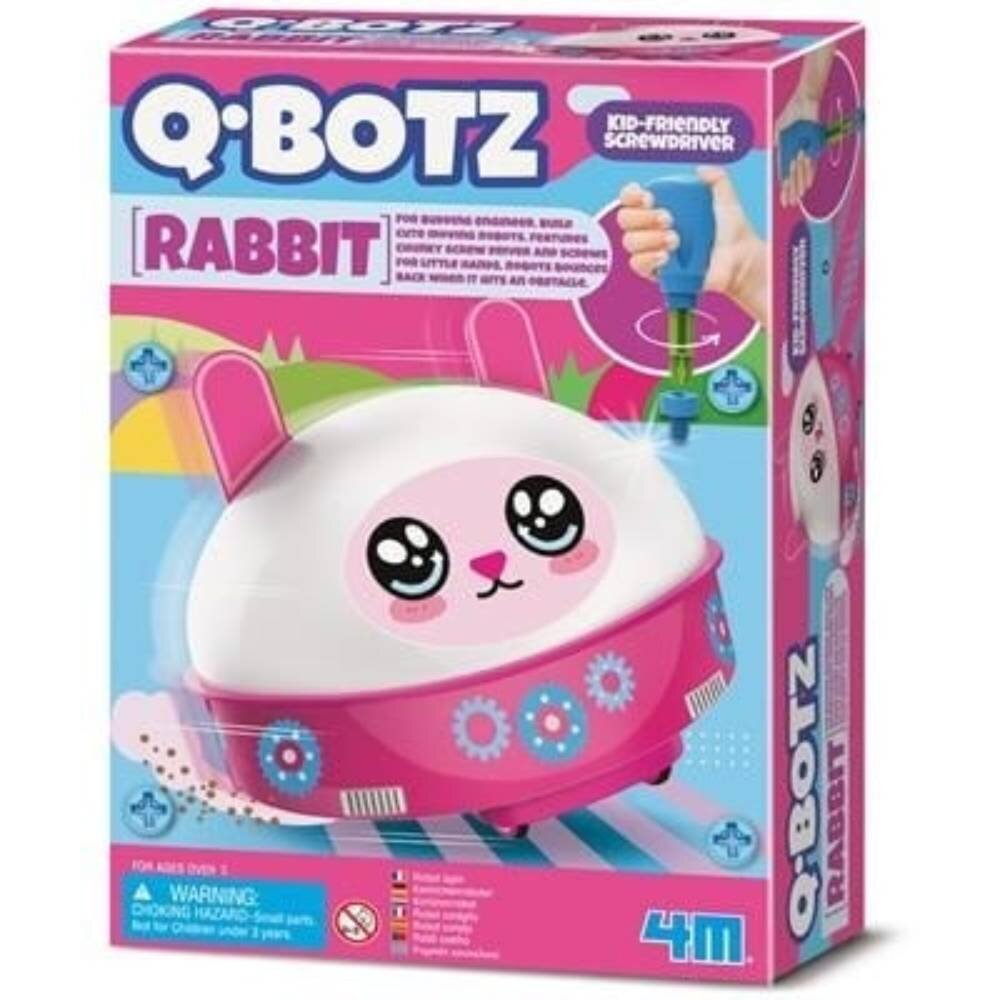 4M Kit de asamblare Robot Q.Botz Iepuras Kidzrobotix