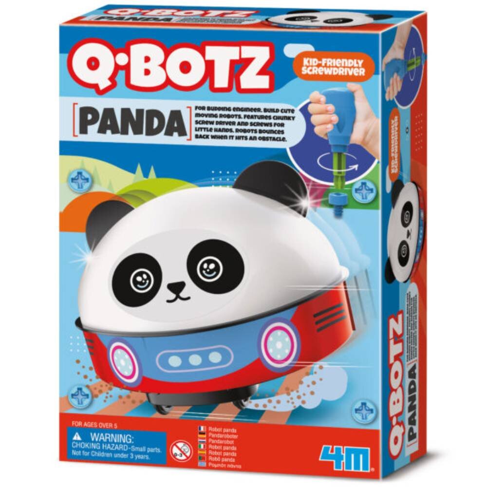4M Kit de asamblare Robot Q.Botz Panda Kidzrobotix